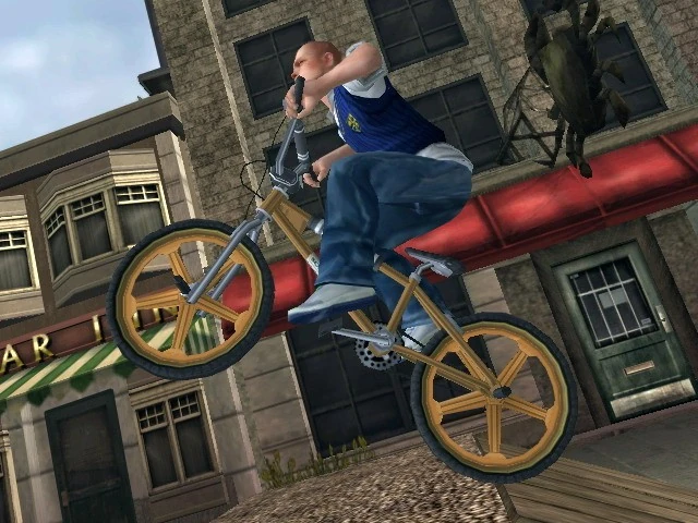 Jimmy andando de bike