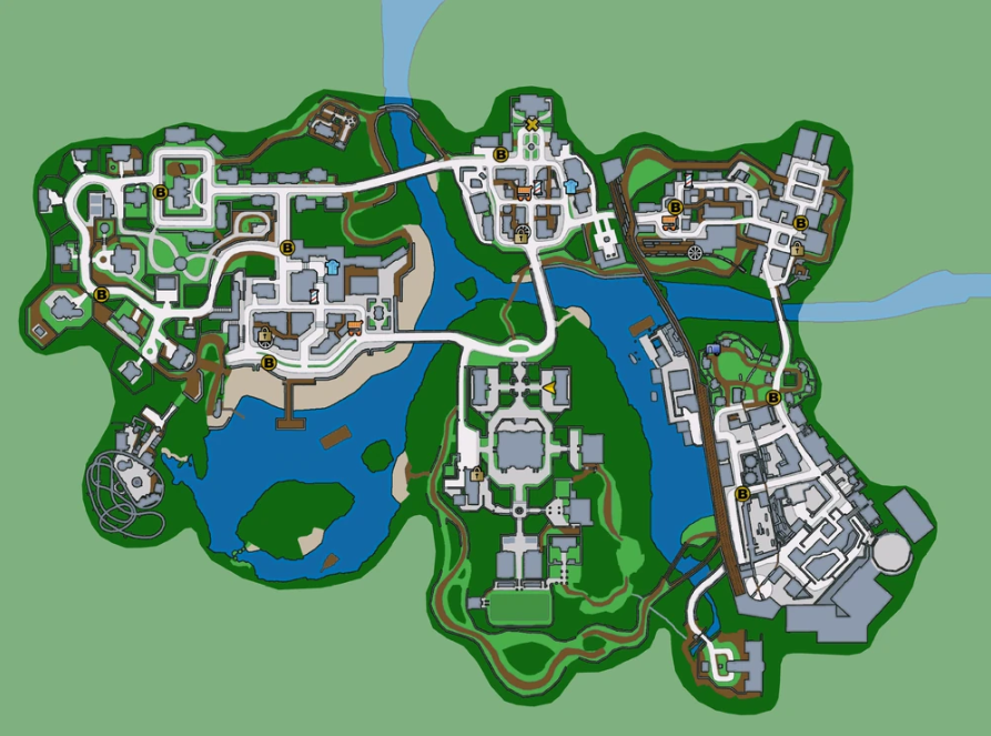 Mapa do jogo Bully